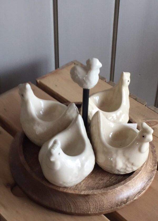 Set Chick Egg Cups x 4